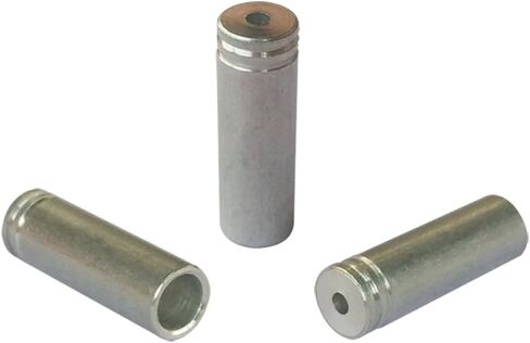 (إجمالي 30 قطعة 10 قطعة 5 مم سبائك فضية الطريق دراجة جبلية كابل فرامل يد الدراجة أطراف قبعات نهاية تجعيد + 10 قطعة 4 مم Shift Derailleur كابل أطراف نهاية + 10 قطعة تجعيد نهاية الكابل in Kuwait