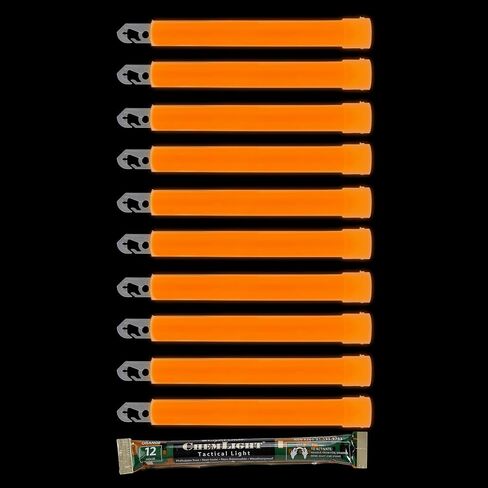 Cyalume Military Grade Red Glow Sticks - Premium Bright 6" ChemLight Emergency Glow Sticks with 8 Hour Duration (Bulk Pack of 10 Chem Lights) in Saudi Arabia