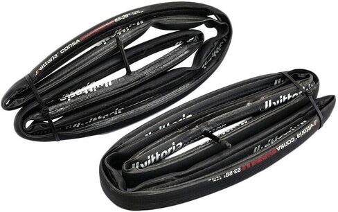 Vittoria Corsa G2.0 Graphene Tubular Tire 700x23C, Black, VT1974 in Saudi Arabia