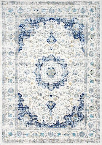 nuLOOM Verona Vintage Persian Area Rug, 5x7, Blue in Saudi Arabia
