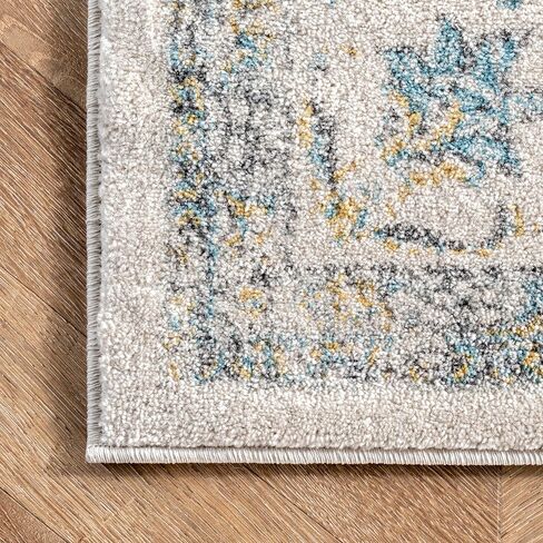 nuLOOM Verona Vintage Persian Area Rug, 5x7, Blue in Saudi Arabia