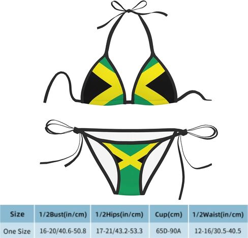 Trinidad and Tobago Flag Women Two Piece Swimsuit Sexy Swimwear Halter String Triangle Bikini Sets in Saudi Arabia