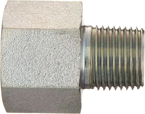 6404-10-08 Steel Straight Tube Fitting, 7/8"-14 SAE ORB x 1/2"-14 NPTF Thread, 5/8" Female O-Ring Boss x 5/8" Male NPTF in Saudi Arabia
