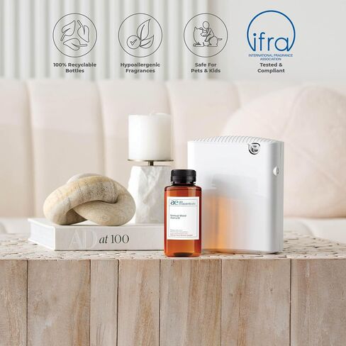 New York Aroma Oil - Pure Essential Oil for Scent Machines & Cold-Air Diffusers | Natural, Aromatherapy Scent | Elegant Cedarwood & Spicy Clove | Captures NYC's Vibrant Essence | 300mL in Saudi Arabia