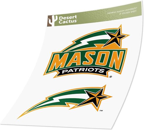 ملصق صبار الصحراء جورج ماسون جامعة GMU الوطنيين ملصق حائط من الفينيل‏ للكمبيوتر المحمول زجاجة مياه سجل قصاصات السيارة (مجموعة 4 بوصة V1) in Kuwait