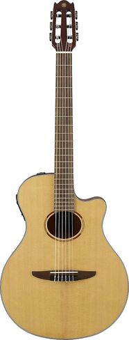 Yamaha NTX1 NT Cutaway Acoustic-Electric Nylon-String Classical Guitar, Natural in Kuwait