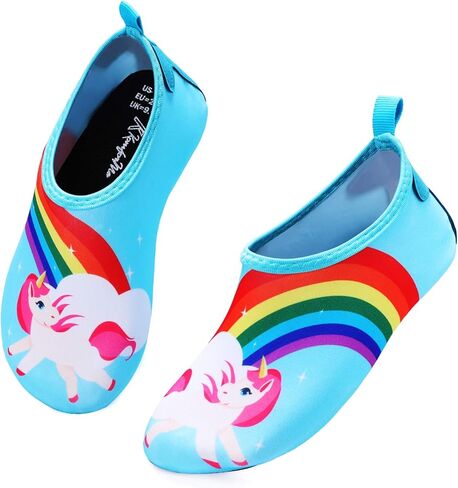 Kkomforme Kids Beach Water Shoes Non-Slip Quick Dry Swim Barefoot Aqua Pool Socks Shoes for Boys and Girls Toddler in Saudi Arabia