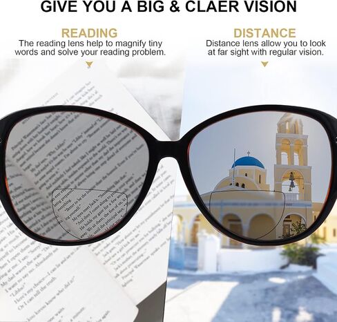Bifocal Reading Glasses Women Blue Light Blocking Computer Readers 1.0 1.25 1.5 1.75 2.0 2.25 2.5 2.75 to 3.5 in Saudi Arabia