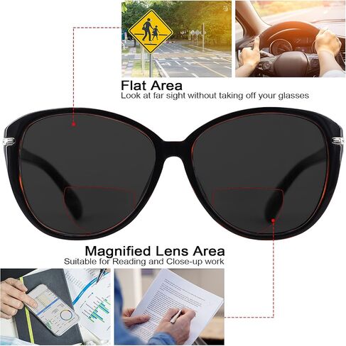 Bifocal Reading Glasses Women Blue Light Blocking Computer Readers 1.0 1.25 1.5 1.75 2.0 2.25 2.5 2.75 to 3.5 in Saudi Arabia