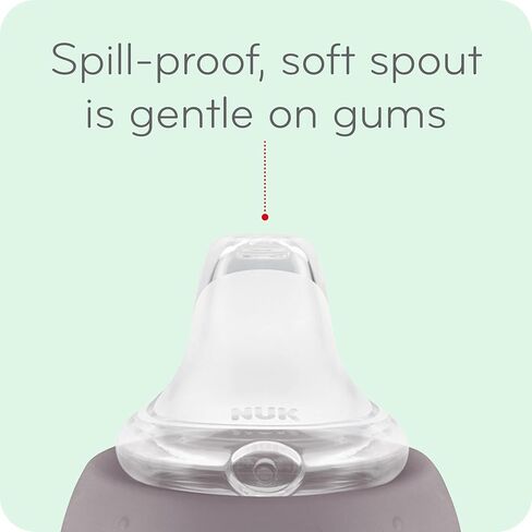 NUK Learner Straw Cup and Finding Dory Active Cup Bundle, 10 oz Toddler Cups, 8 Months Plus in Kuwait