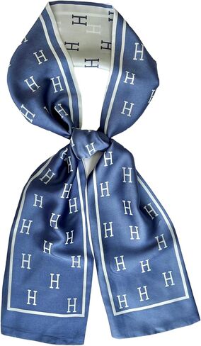 FONYVE Long Silk Head Scarf for Hair Fashion Headwrap for Women Lightweight Neck Bag Scarves with Gift Packed 5.9 × 59" in Saudi Arabia
