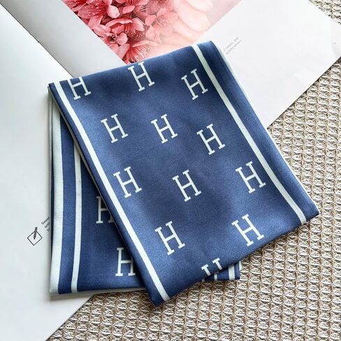 FONYVE Long Silk Head Scarf for Hair Fashion Headwrap for Women Lightweight Neck Bag Scarves with Gift Packed 5.9 × 59" in Saudi Arabia