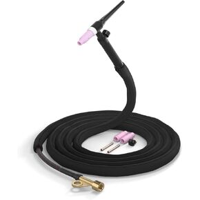 YESWELDER Tig Welding Torch WP-17FV(Gas-Valve Head) Flexible Head Air-Cooled TIG Complete Torch with 12-ft Cable
