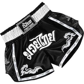 FIVING Muay Thai Fight Shorts,MMA Shorts Clothing Training Cage Fighting Grappling Martial Arts Kickboxing Shorts Clothing