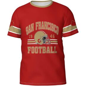 San Francisco Shirts Gifts for Men Women Football Novelty Gameday Tee Short Sleeve T-Shirt Sports Team City Apparel