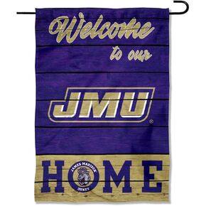 James Madison Dukes Welcome To Our Home Double Sided Garden Yard Flag