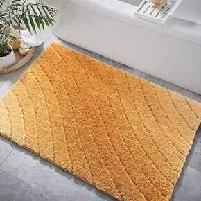 DEXDE Sage Green Bathroom Rugs Non-Slip, Luxury Absorbent Bath Mat Washable, Extra Soft Fluffy Microfiber Bath Rug for Bathroom Floor Shower, 17x24