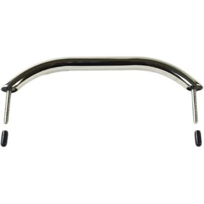 MARINE CITY Smooth Polished Stainless Steel Heavy Duty Boat Handle Oval Tube Grab Bar Mount Handrail with Flange and Studs – 11 Inches – for Marines – Boats – Yachts – RVs (Pack of 1)