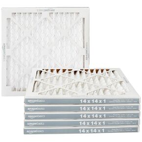 Amazon Basics Merv 8 AC Furnace Air Filter - 12'' x 12'' x 1'', 6-Pack