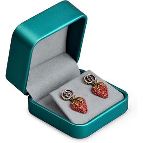 Oirlv Premium Leather Earring Gift Box Small Earrings Storage Case Jewelry Display Case