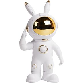 SEINHIJO Astronaut Statue Sculpture Modern Decor Spaceman Figurine Home Gifts Table Centerpiece Crafts Polyresin Arts 10.2inch