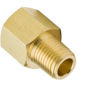 محول خيط نحاسي، 1/8 بوصة NPT ذكر X 1/8 بوصة G (BSPP) أنثى in Kuwait