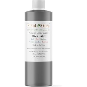 Black Butter Fragrance Oil 8 fl. oz. Scented Oil for DIY Soap Making, Candles, Bath Bombs, Body Butters. Used in Aromatherapy Diffusers, Burners and Warmers. Great Addition to Lotions and Creams.
