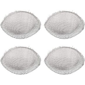 uxcell Solenoid Valve Water Inlet Filter Mesh Stainless Steel Filtering Gasket Replacement Repair Kit for Household Appliances 3/4" Thread 4pcs