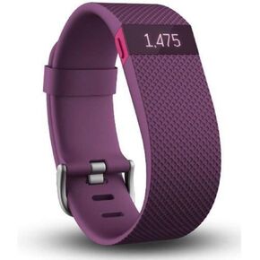 Fitbit Charge HR Wireless Activity Wristband (Plum, Large)