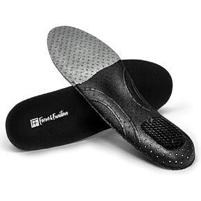 Base Dual Sera Gel Insole with Extreme Arch Support for Lasting Comfort - Miracle Base Orthotic Inserts with Odorless, and Optimized Heel Cup Design - White, Size L (280-295)