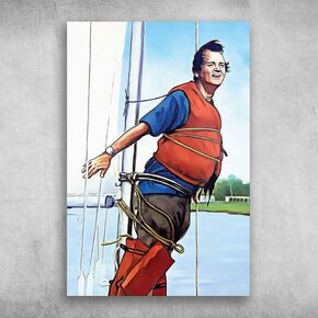 Metal Wall Decor Bill Murray What About Bob Sailing I'm A Sailor I'm Sail Tin Signs Wall Decor for Bars,Restaurants,Cafes Pubs Halloween Metal Tin Sign 8x12 inch