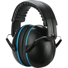 ProCase Hearing Protection Ear Muffs for Noise Reduction, NRR 28dB Noise Cancelling Earmuffs Sound Blocking for Adult Kids Autism, Ear Defenders for Mowing Shooting Construction Woodwork -Black