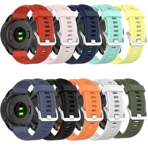 Compatible for Garmin Forerunner 745, 22mm Width Silicone Strap Wristband Replacement WatchBand for Garmin Forerunner 745 Smartwatch