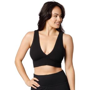 Kindred Bravely Sublime Nursing and Maternity Plunge Bra | Nursing Crop Top for Breastfeeding