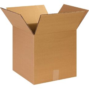 Partners Brand PHD141414DW Double Wall Boxes, 14"L x 14"W x 14"H, Kraft (Pack of 15)