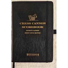 Premium Chess Notation Scorebook : 80 Games with 65 Moves, Synthetic Leather Cover, Paper, Pen Holder, Sheet Compartment, Inspiring Inner Score Sheet Design. (Blue)