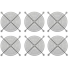 Apevia G-120MM-6 120mm Fan Grill (6-pk)