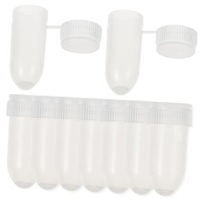100Pcs Box Capsule Shell containers with lids Samples Mini Keychain Holder Geocache hdpe Mortar Tubes Medicine Tiny containers Capsule Organizer Plastic case Portable abs Travel