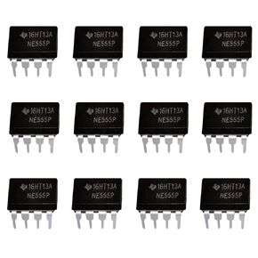 12PCS NE555 NE555P NE555N Precision Timer IC DIP-8 for Electric DIY in Kuwait