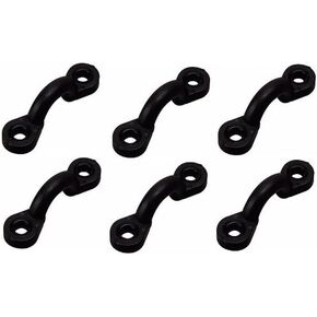 H2o Sure Hold Black Pad Eyes (Pack 6)