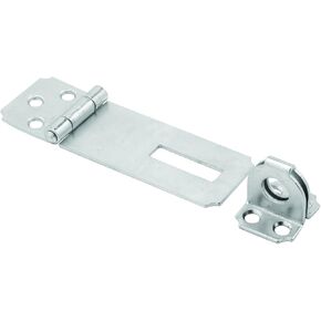 Prime-Line MP5057-1 Safety Hasp, 3-1/2 In., Steel Construction, Zinc-Plated Finish (Single Pack)