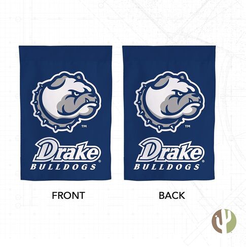 Desert Cactus Drake University Garden Flag Bulldogs Banner 100% Polyester (Design B) in Saudi Arabia