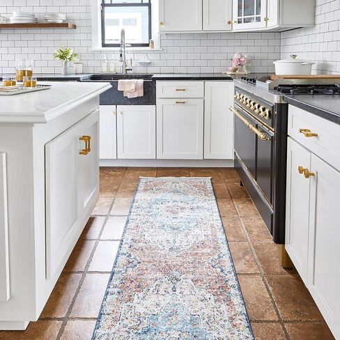 nuLOOM Sawyer Vintage Transitional Area Rug - 2x3 Accent Rug Vintage Multi/Ivory Rugs for Living Room Bedroom Dining Room Entryway Kitchen in Saudi Arabia