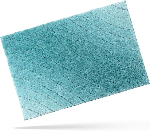 DEXDE Sage Green Bathroom Rugs Non-Slip, Luxury Absorbent Bath Mat Washable, Extra Soft Fluffy Microfiber Bath Rug for Bathroom Floor Shower, 17x24 in Saudi Arabia
