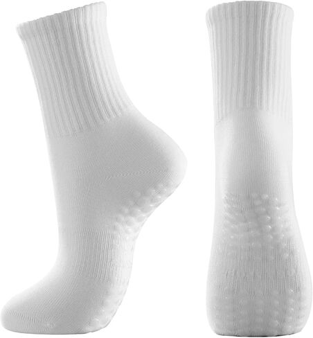 Pilates Yoga Socks with Grips for Women, Non Skid Sticky Socks, Non Slip Grip Socks for Women in Saudi Arabia