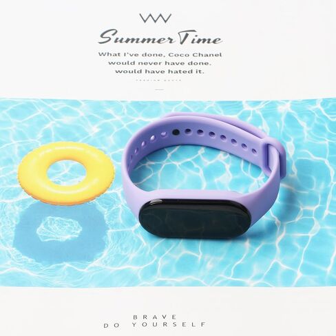 [4 Packs] Bands for Mi Band 7 Strap Replacement Wristband Xiaomi Mi Band 7 Accessories Watch Band for Men Women Xiaomi 7 Wrist Band in Saudi Arabia
