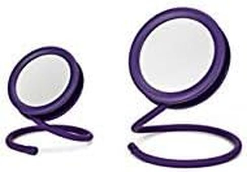 Joy Mangano Set of 2 Handy Hook Mirror, Purple in Saudi Arabia