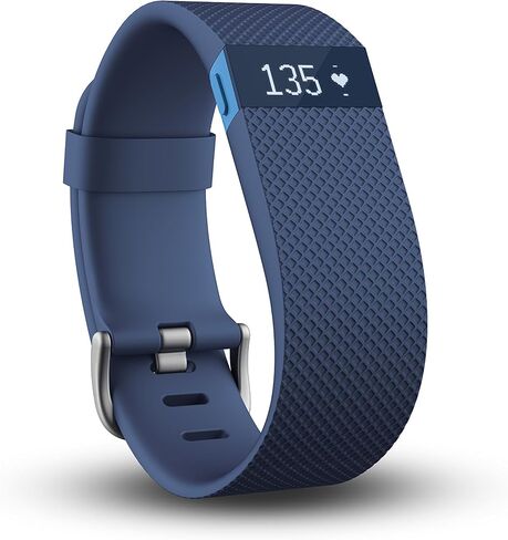 Fitbit Charge HR Wireless Activity Wristband (Plum, Large) in Saudi Arabia