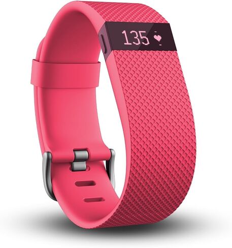 Fitbit Charge HR Wireless Activity Wristband (Plum, Large) in Saudi Arabia