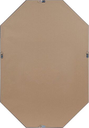 Kate and Laurel Calter Large Elongated Octagon Frame Wall Mirror, 25.5 x 37.5, Gold in Saudi Arabia